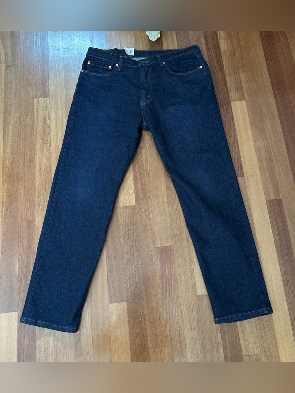 Levi's Straight Fit Dark Blue Denim Jeans